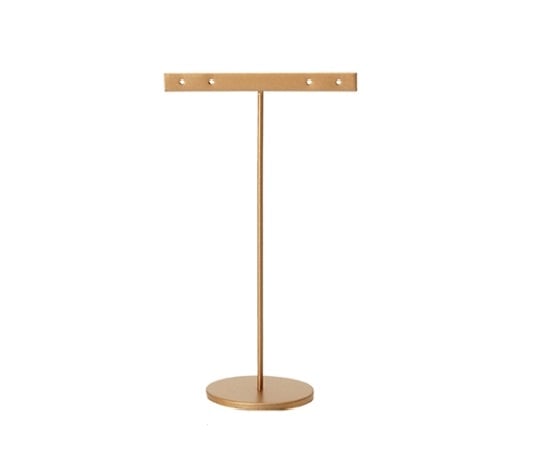 ストア・エキスプレス アクセサリーミニスタンド T字型 大 ゴールド 61-151-9-8 1個（ご注文単位1個）【直送品】