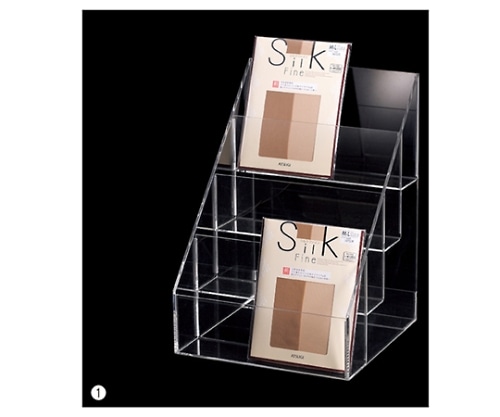 ストア・エキスプレス 4段ディスプレイ W45cm 61-798-45-2 1台（ご注文単位1台）【直送品】