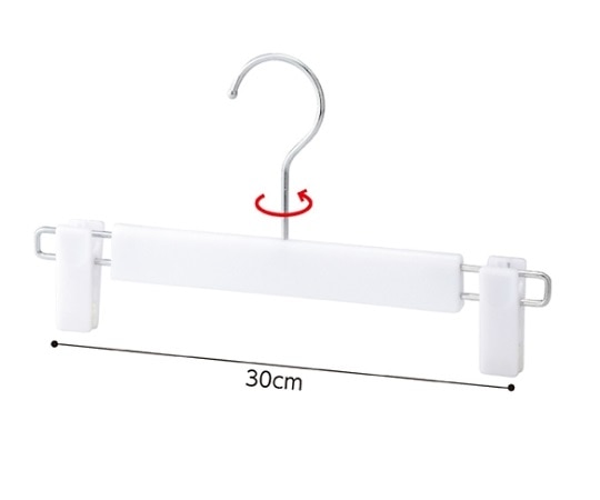 ストア・エキスプレス 発泡ボトムハンガー 白 入数10本 RK-500-2-8 1セット（ご注文単位1セット）【直送品】