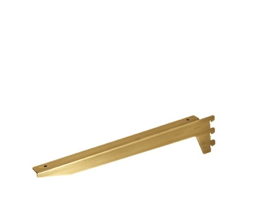 ストア・エキスプレス アンティークゴールド 木棚用ブラケット ダボ後付けタイプ D40cm用 右 61-34-19-4 1本（ご注文単位1本）【直送品】
