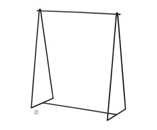 ストア・エキスプレス シンプル卓上アイアンハンガー サンドブラック 61-425-61-1 1台（ご注文単位1台）【直送品】