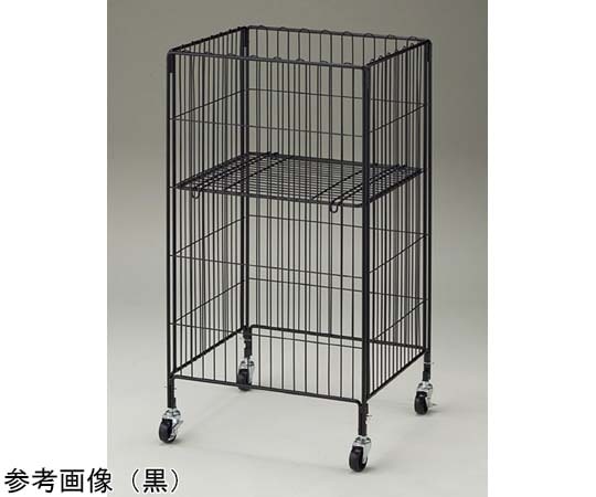 ストア・エキスプレス ワイヤーワゴン 黒 W45×D35cm 61-753-26-1 1台（ご注文単位1台）【直送品】