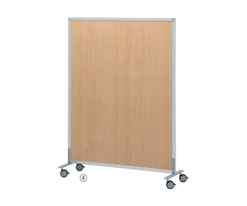 ストア・エキスプレス スクリーンパーティション ナチュラル W120cm キャスター 61-353-5-4 1台(ご注文単位1台)【直送品】