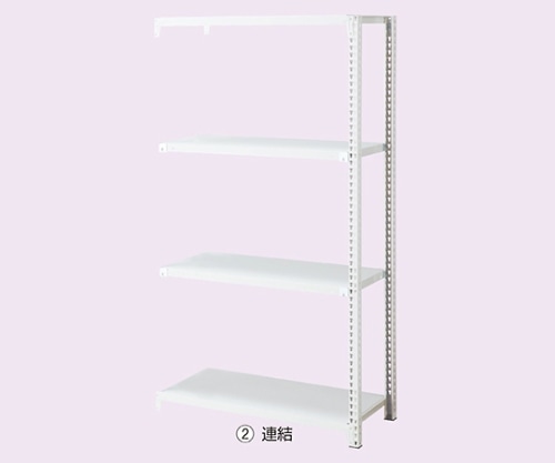 ストア・エキスプレス ノンボルトラック4段 H180cm 150kg/段タイプ 連結 W188.5×D45.5cm 61-363-4-11 1台（ご注文単位1台）【直送品】