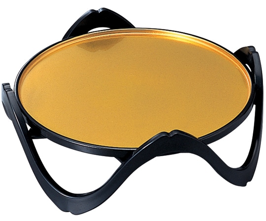 福井クラフト 盆情盛器 足付黒天朱/金粉蒔 55002205 1個（ご注文単位1個）【直送品】