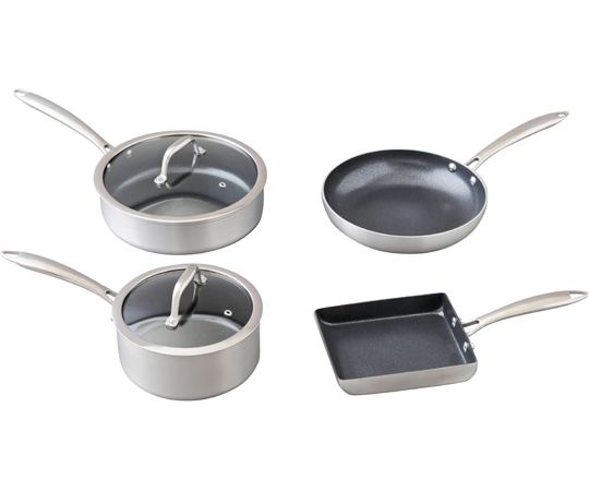 アイリスオーヤマ ダイヤモンドグレイス 6点セット シルバー DG-SE6 1セット（ご注文単位1セット）【直送品】