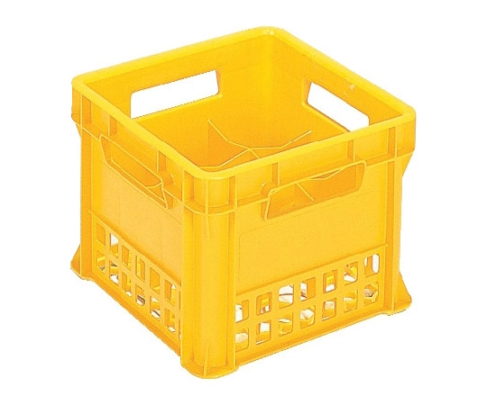 サンコー(三甲) ボトルクレート M-9 イエロー 20180400YE304 1個(ご注文単位1個)【直送品】