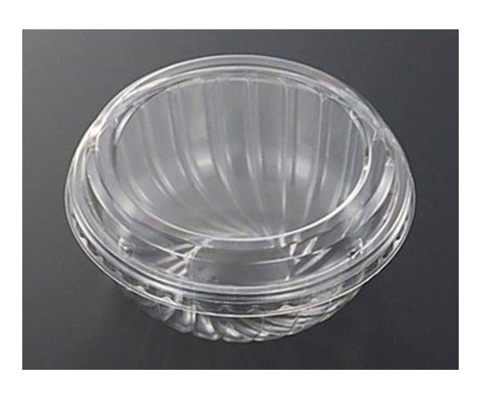 中央化学 麺・スープ容器 クリアボウル 小 透明蓋付 50枚入 3871 1袋(ご注文単位1袋)【直送品】