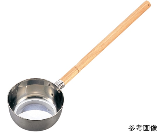 アズワン 18-8 目盛付木柄水杓子 14cm  1個(ご注文単位1個)【直送品】