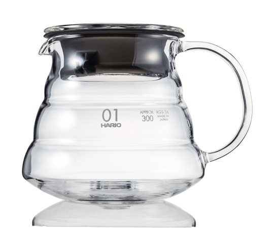 HARIO V60グラスサーバー360クリア XGSR-36-TB 1個（ご注文単位1個）【直送品】