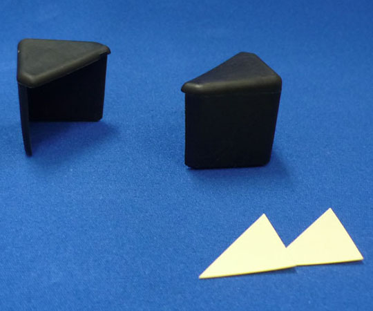 東京防音 安全マット・ミニ 黒 1パック(2個入) TI-20BK 1パック(ご注文単位1パック)【直送品】