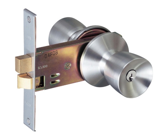 和気産業 玄関錠 33S5-TRW-32D バックセット100mm WR-201 1セット(ご注文単位1セット)【直送品】