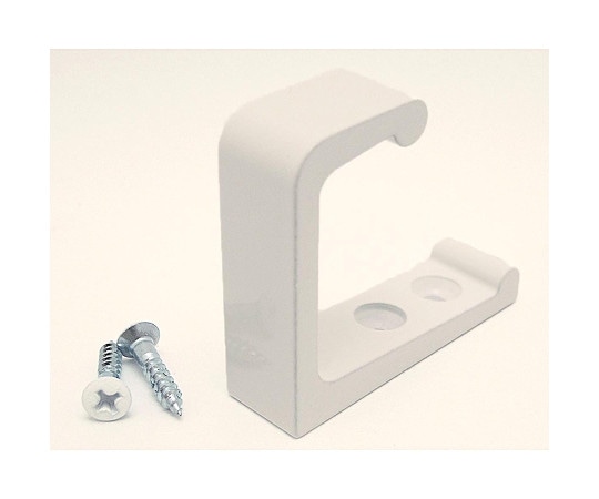 和気産業 バラアルミL型フック 45mm 白 BK-373 1個（ご注文単位1個）【直送品】