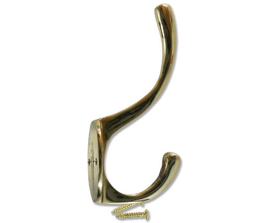 和気産業 真鍮フック 光沢ブラス IK-105 1個（ご注文単位1個）【直送品】