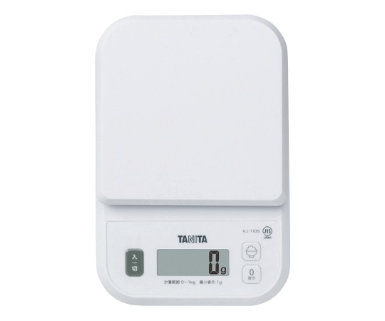 タニタ デジタルクッキングスケール ホワイト KJ-110S 1個（ご注文単位1個）【直送品】