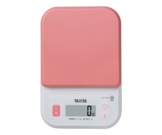 タニタ デジタルクッキングスケール ピンク KJ-110S 1個（ご注文単位1個）【直送品】