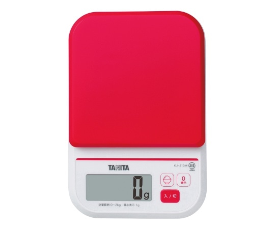 タニタ デジタルクッキングスケール ピンク KJ-210M 1個（ご注文単位1個）【直送品】