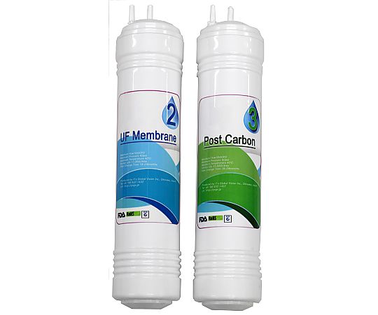 Waqua ウォーターピュアプロ用交換フィルター 1セット(2本入)  1セット（ご注文単位1セット）【直送品】