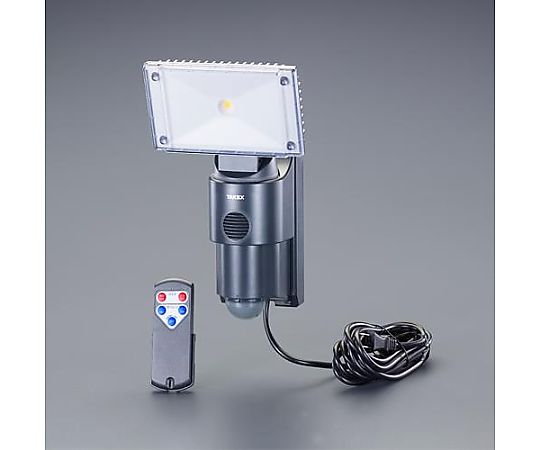 アズワン AC100V/18W LEDセンサーライト(サイレン付) EA864C-55 1個(ご注文単位1個)【直送品】