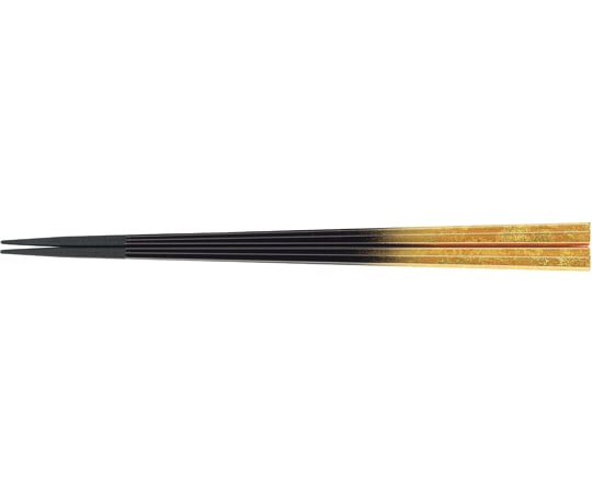 福井クラフト PBT22.5cm 七角箸 二色金箔 80601240 1個（ご注文単位1個）【直送品】