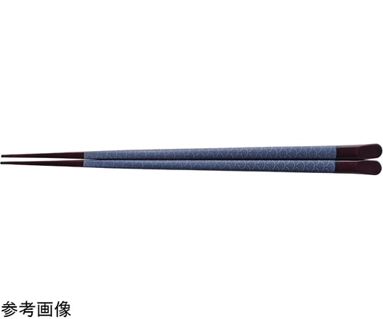 福井クラフト PBT22.7cm 天削先角箸 千代紙四海波 90031532 1個（ご注文単位1個）【直送品】