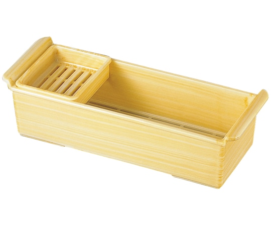 福井クラフト やすらぎシャンプー台(目皿付)白木塗 81014030 1個（ご注文単位1個）【直送品】