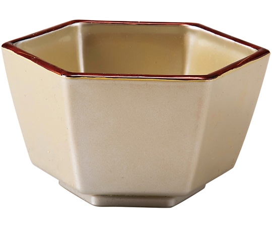 福井クラフト 六角小鉢 黄金銀彩天べっ甲 51400621 1個（ご注文単位1個）【直送品】