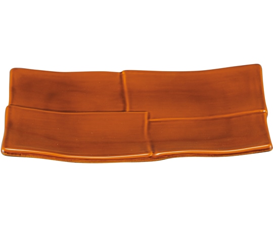 福井クラフト 耐熱6.5寸 市松焼物皿 漆調春慶塗 92988060 1個（ご注文単位1個）【直送品】