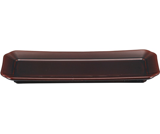 福井クラフト 耐熱8寸 木瓜前菜皿 漆調溜塗 51272172 1個（ご注文単位1個）【直送品】