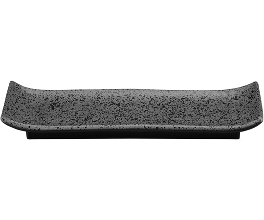 福井クラフト 耐熱8寸 翔華前菜皿 鉄砂 74011870 1個（ご注文単位1個）【直送品】