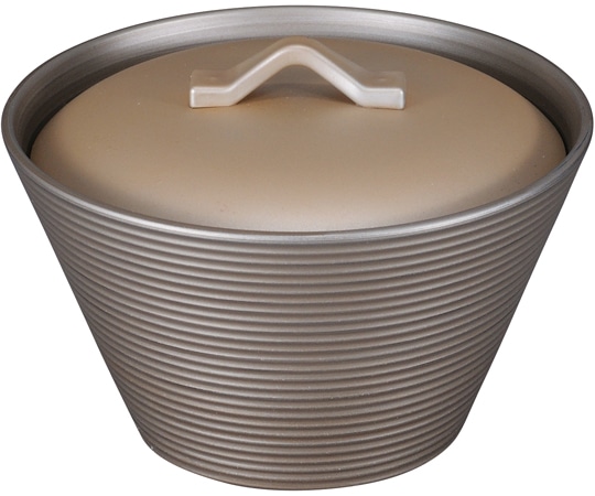 福井クラフト 耐熱千筋クィーン椀 セット 総消し銀(大) 31006090 1個（ご注文単位1個）【直送品】