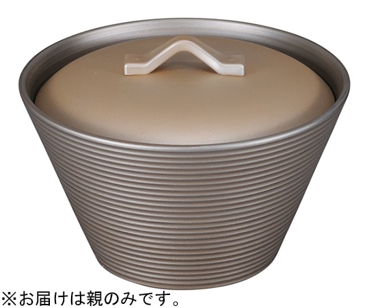 福井クラフト 耐熱千筋クィーン椀 親のみ 総消し銀(大) 31006100 1個（ご注文単位1個）【直送品】