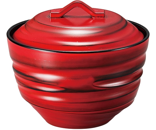 福井クラフト 耐熱鳴門小吸椀(蓋親)根来 33025310 1個（ご注文単位1個）【直送品】