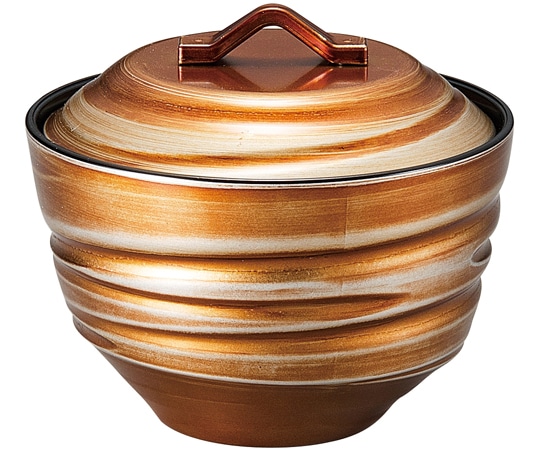 福井クラフト 耐熱鳴門小吸椀(蓋親)溜金彩 33025350 1個（ご注文単位1個）【直送品】