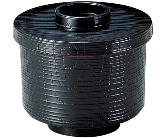 福井クラフト 柾目小吸物椀 黒(内朱) 35020310 1個（ご注文単位1個）【直送品】