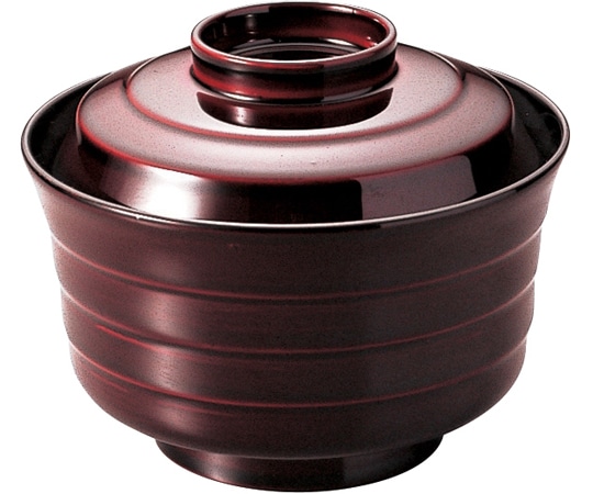 福井クラフト 段付小吸椀 PT溜 12023680 1個（ご注文単位1個）【直送品】