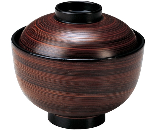 福井クラフト 麻呂小吸椀 茶刷毛目 12023510 1個（ご注文単位1個）【直送品】