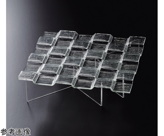 福井クラフト AC39cm 角さざ波市松盛台 皿のみ 51022841 1個（ご注文単位1個）【直送品】