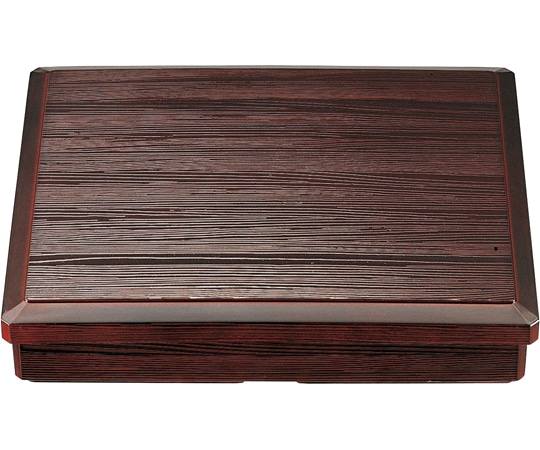 福井クラフト 尺1 焼杉松花堂 溜(蓋.親) 21041850 1個（ご注文単位1個）【直送品】