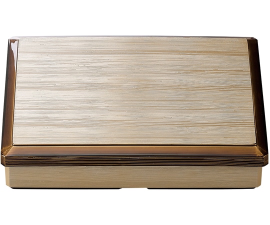 福井クラフト 尺1寸 焼杉松花堂 銀渕溜内銀 24025430 1個（ご注文単位1個）【直送品】