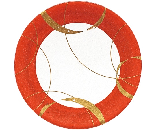 福井クラフト A150寿司皿 赤Pしゃぼん玉 13000126 1個（ご注文単位1個）【直送品】