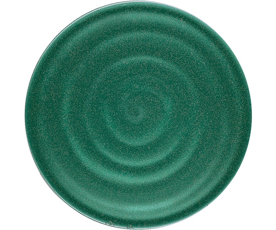 福井クラフト A150渦巻き寿司皿 若葉銀ぼかし 12041480 1個（ご注文単位1個）【直送品】