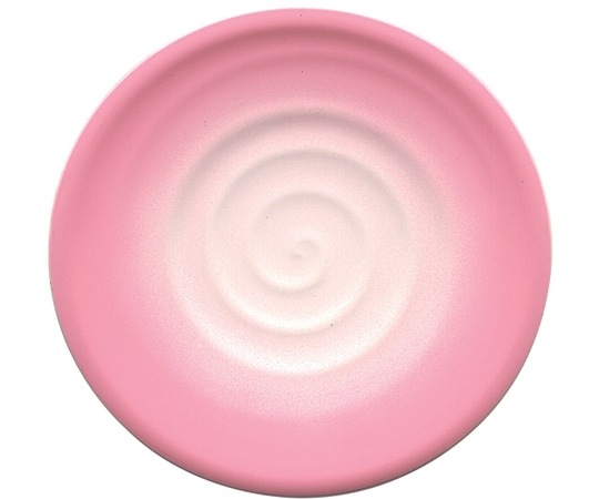 福井クラフト A)150渦巻き皿 ピンク ぼかしパール 12044530 1個（ご注文単位1個）【直送品】