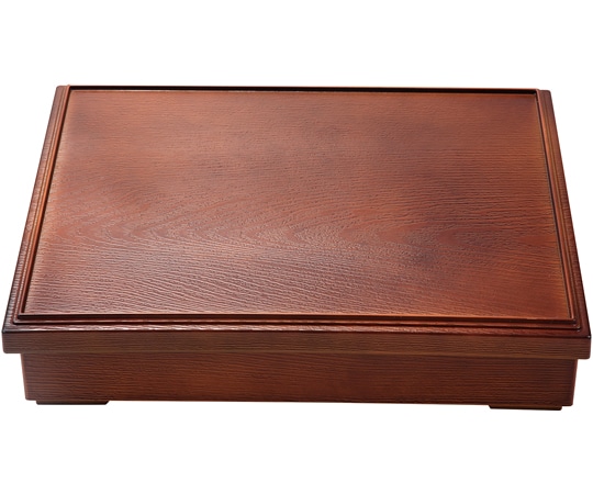 福井クラフト 尺1 木目松花堂 ブラウン(蓋親) 23214880 1個（ご注文単位1個）【直送品】