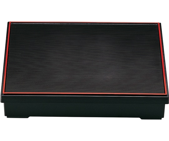 福井クラフト 尺1 千筋松花堂 黒天朱(蓋親) 21021614 1個（ご注文単位1個）【直送品】