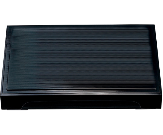 福井クラフト 尺2.5寸 千筋箱膳 黒 内黒 70011713 1個（ご注文単位1個）【直送品】