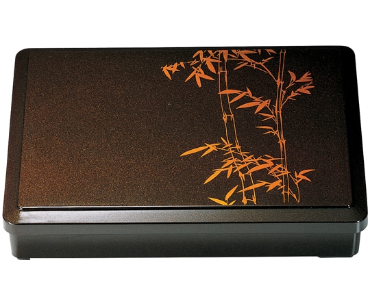 福井クラフト DX尺2 長手弁当梨地竹(親蓋) 24021214 1個（ご注文単位1個）【直送品】