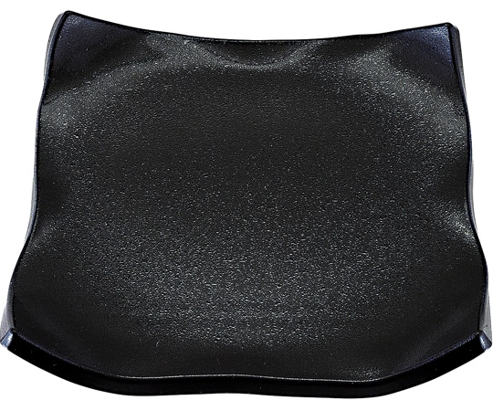 福井クラフト 7.5寸 四方隅上り盛皿黒タタキ 55011670 1個（ご注文単位1個）【直送品】