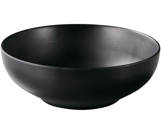 福井クラフト メラミン φ21.5 雅腰張麺鉢 黒マット 51025380 1個（ご注文単位1個）【直送品】