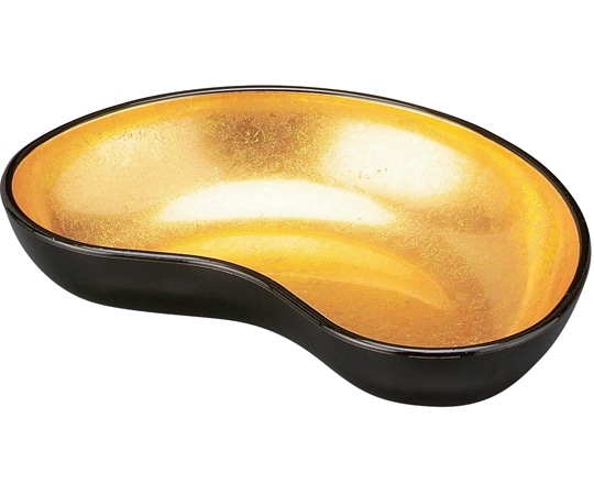 福井クラフト 8寸 松笠盛鉢 2色金箔 裏黒塗 55011490 1個（ご注文単位1個）【直送品】